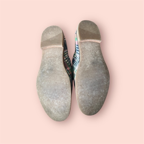 Women’s Pink Plaid Sperry’s - Picture 3 of 4